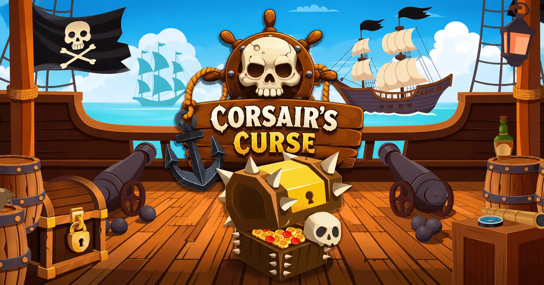 Corsairs Curse Slot Demo by Besties Gaming slot cover image