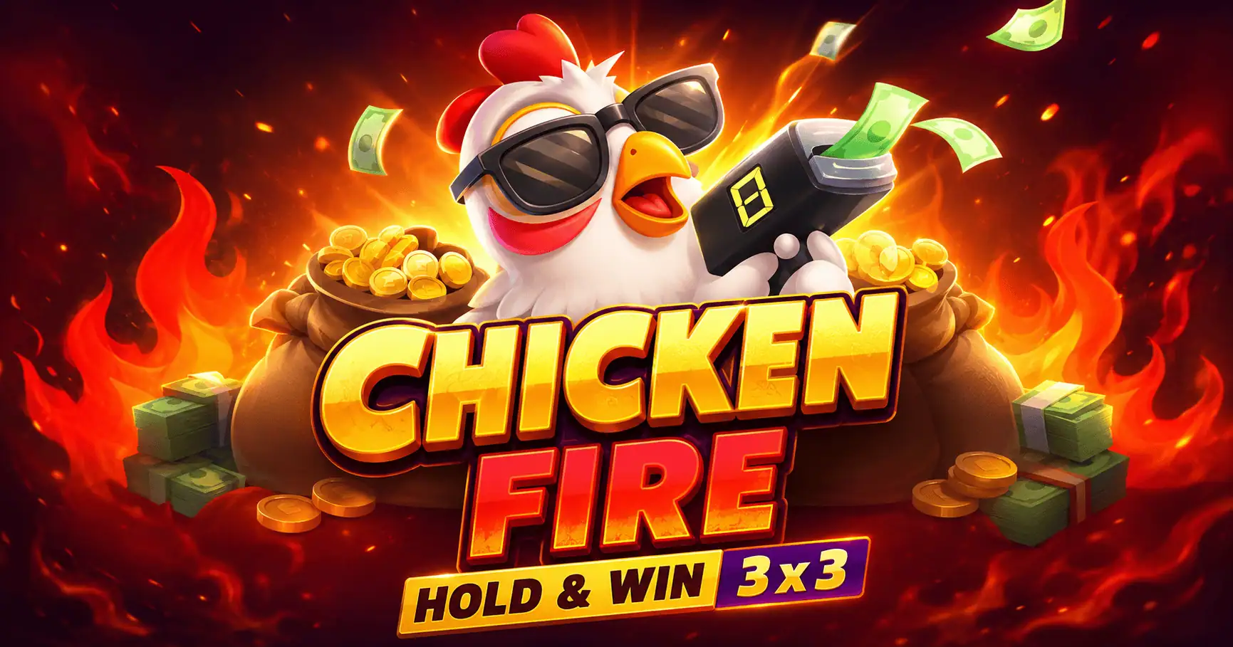 Chicken Fire Slot Demo by BGaming slot cover image