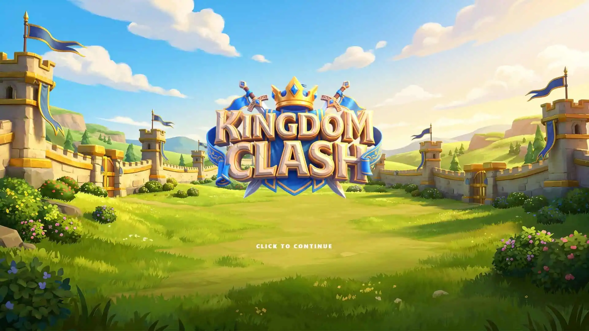 Kingdom Clash slot intro screen