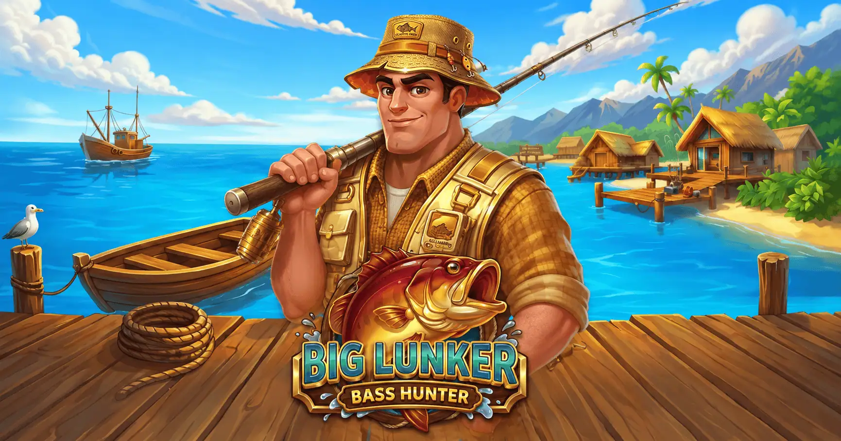 Big Lunker Bass Hunter Slot Demo by Black Coffee Studios slot cover image