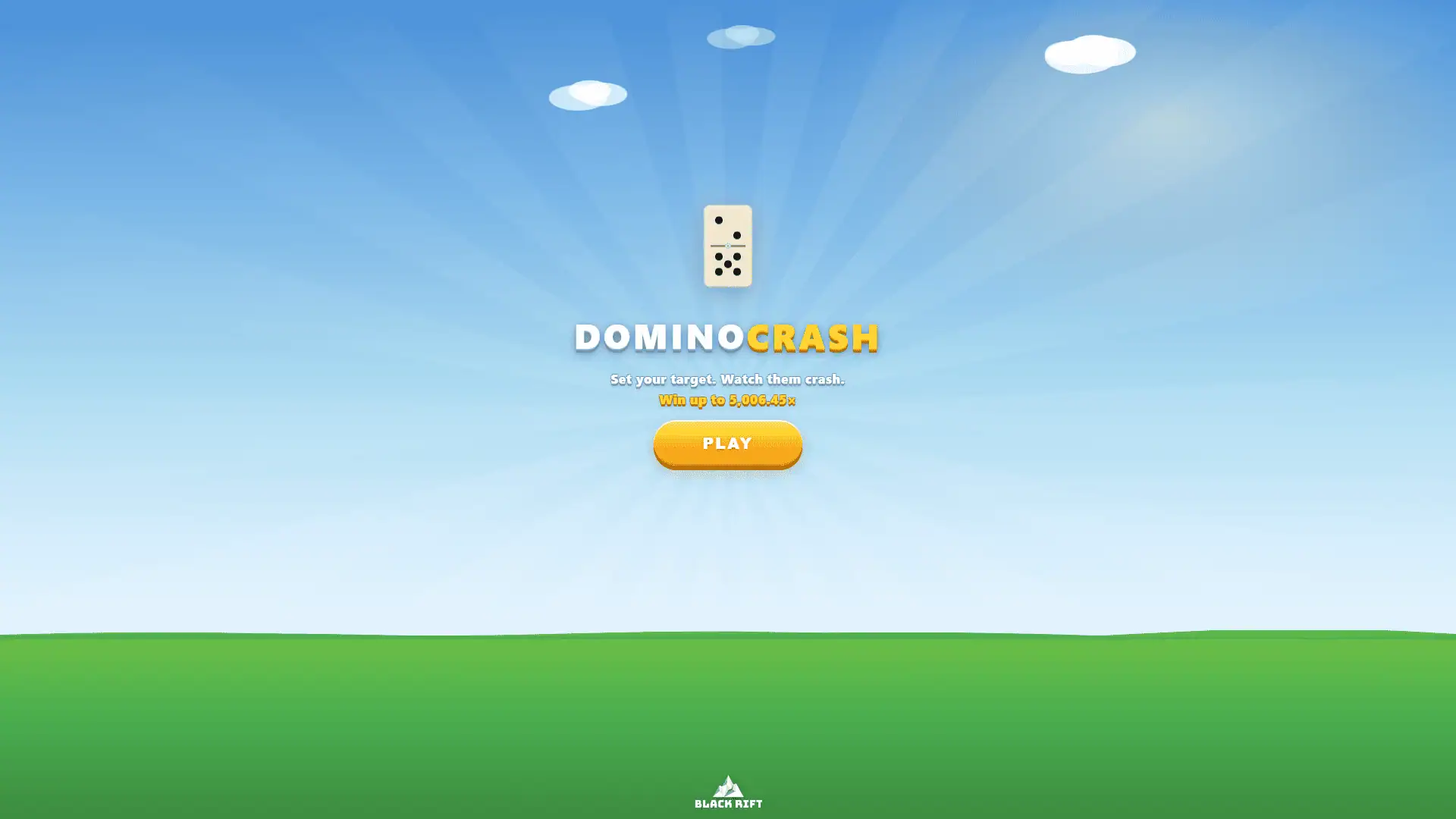 Domino Crash slot intro screen