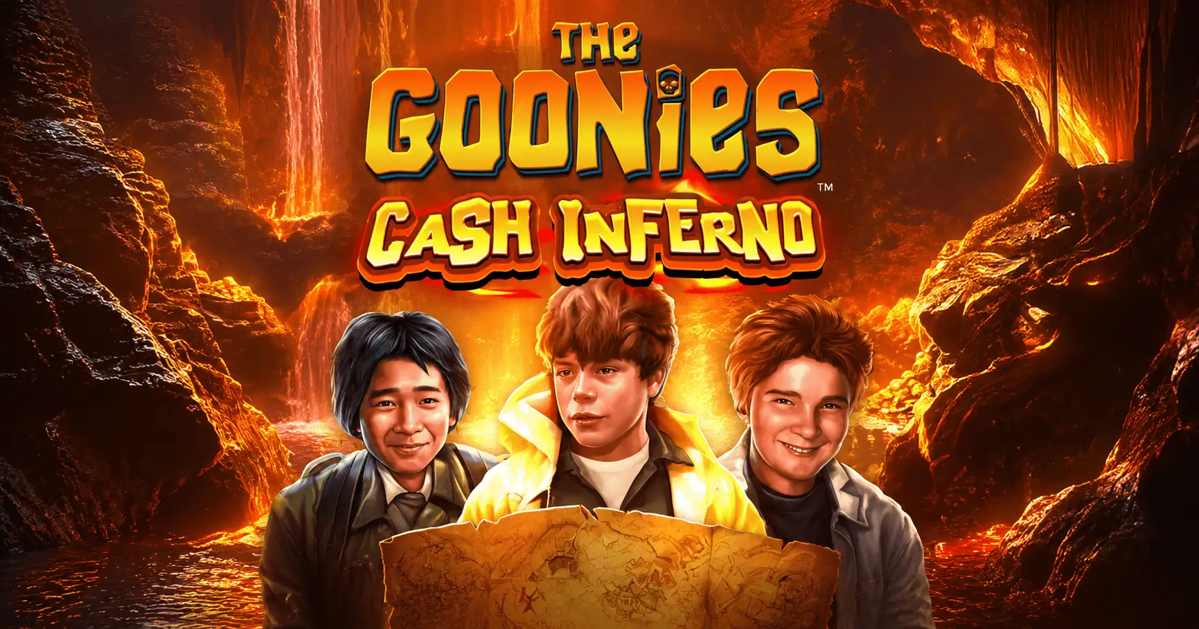 The Goonies Cash Inferno Slot Demo by Blueprint Gaming slot cover image