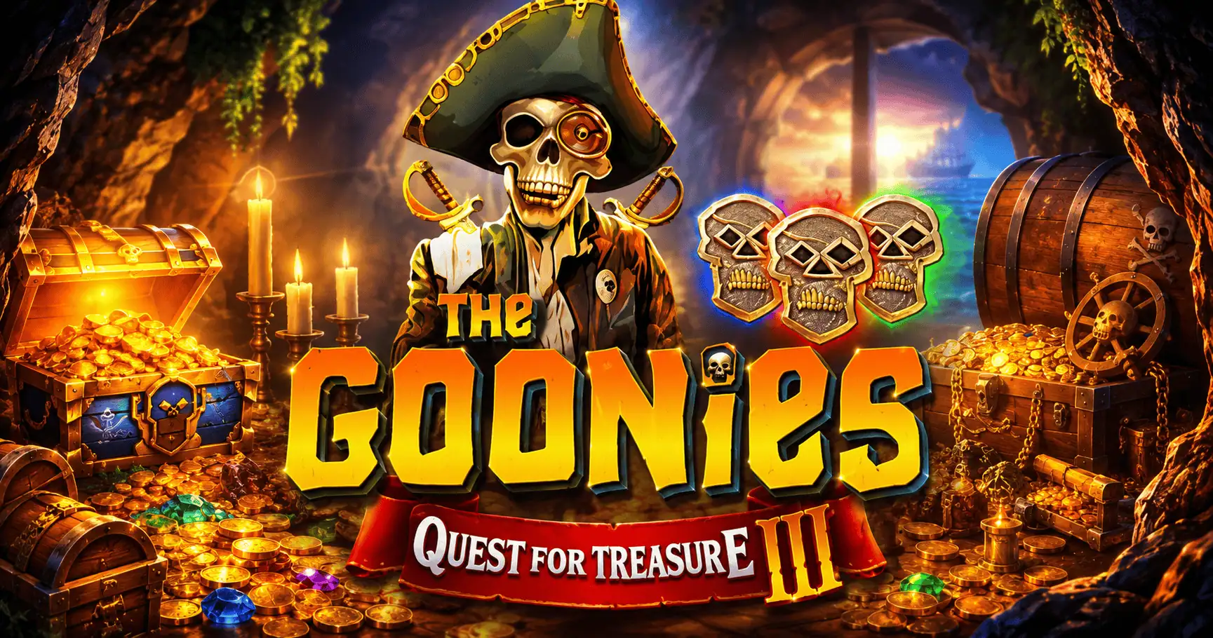 The Goonies Quest for Treasure 3 Slot Demo by Blueprint Gaming slot cover image