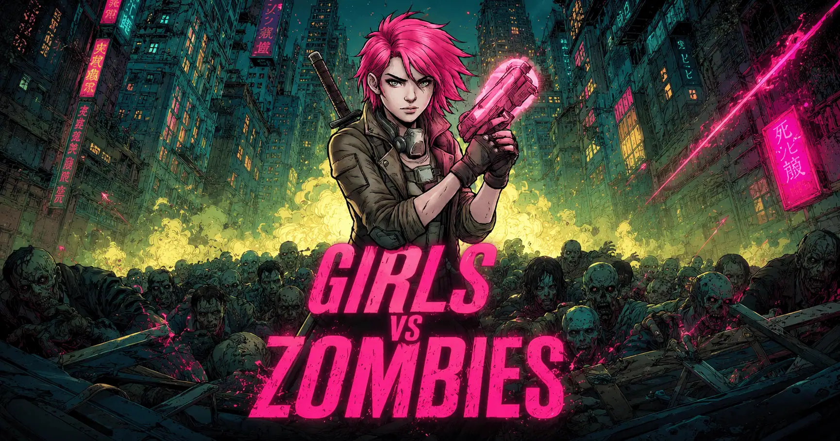 Girls Vs Zombies Slot Demo by Bonditos slot cover image
