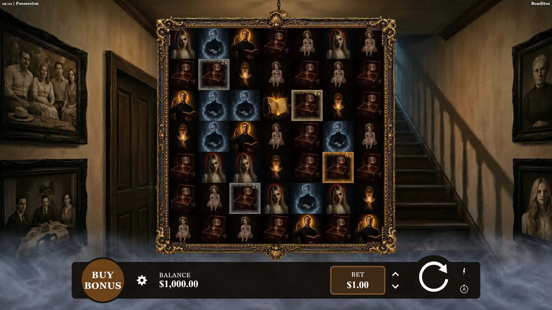Possession slot gameplay reels