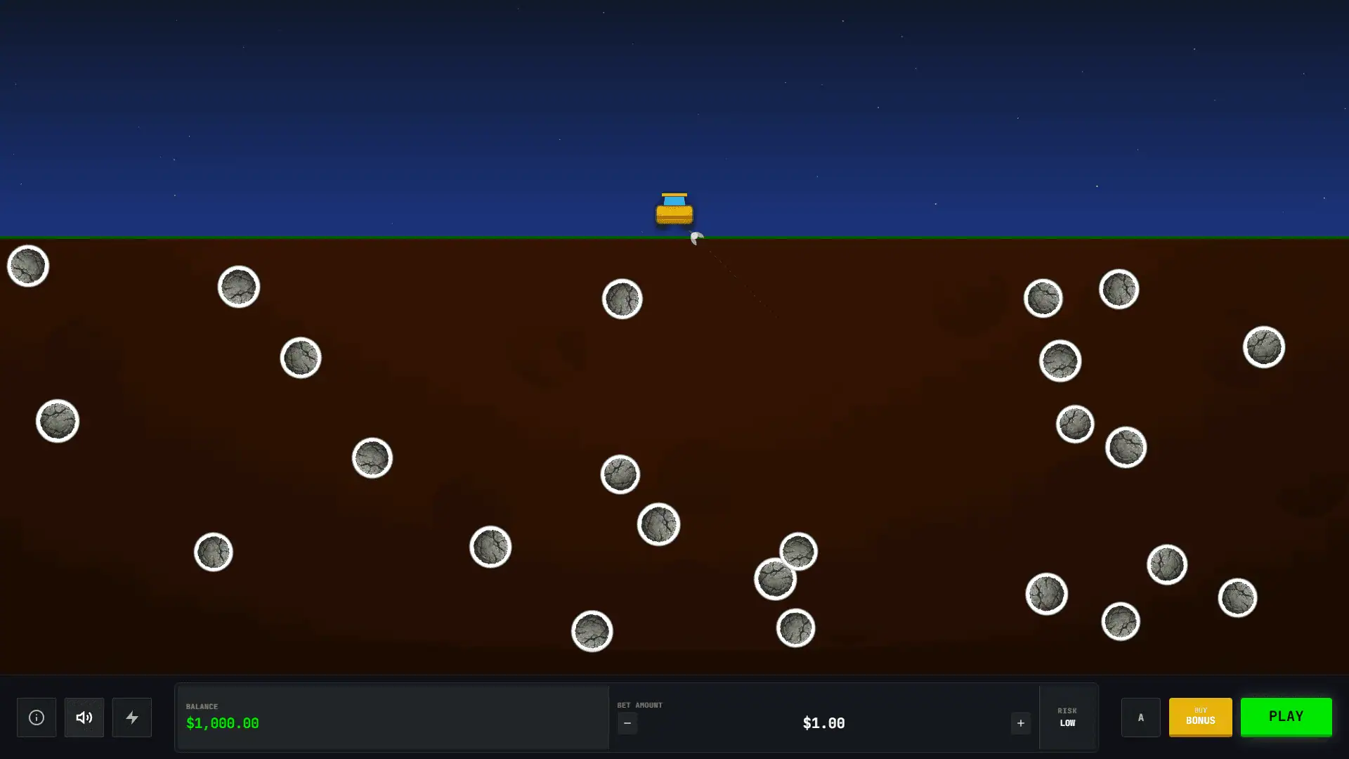 Gold Miner slot gameplay reels