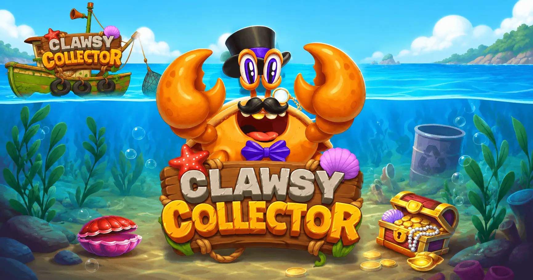 Crabby Collector Slot Free Play by Bullshark Games slot cover image