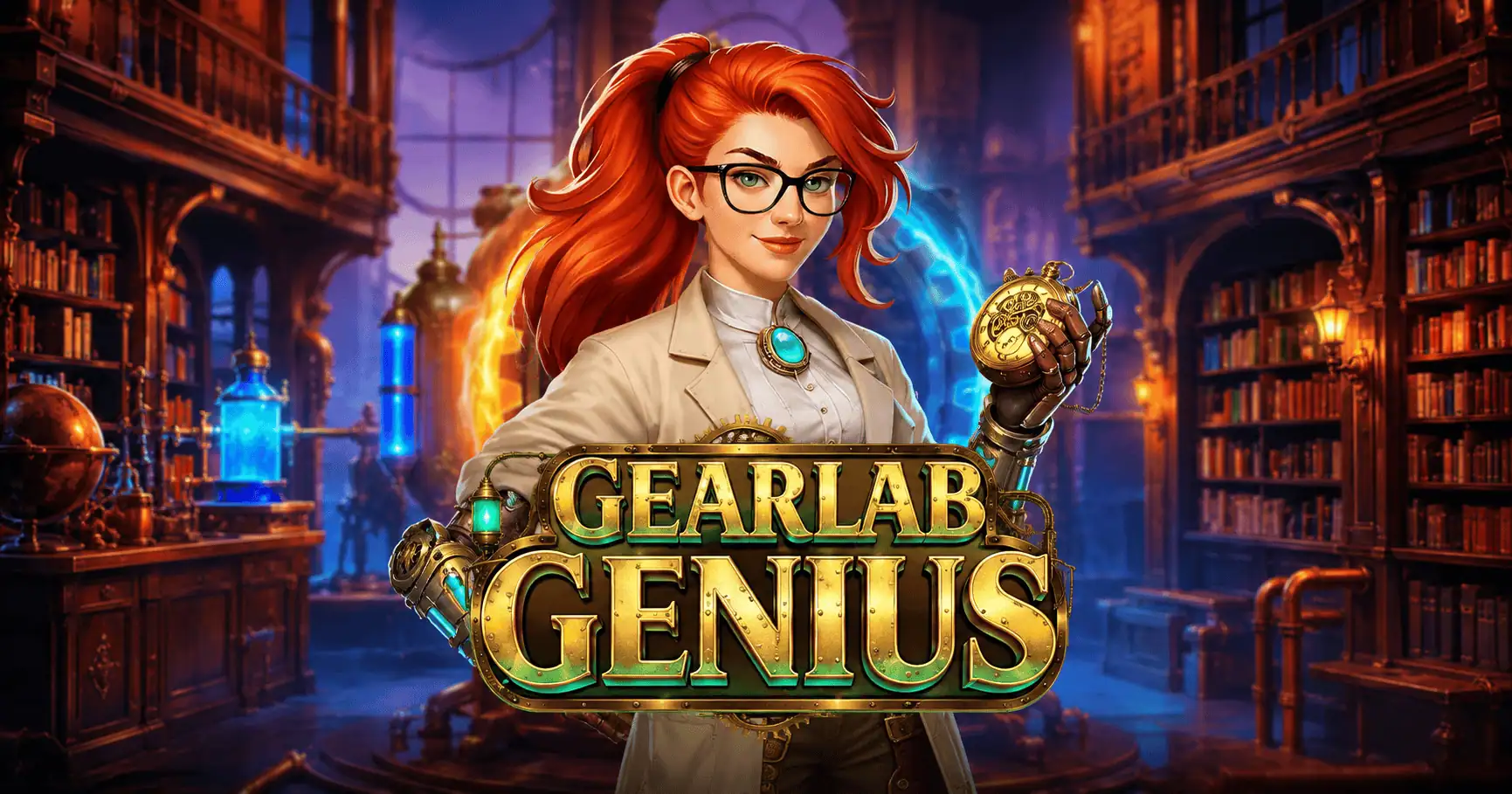 Gearlab Genius Slot Demo by Bullshark Games slot cover image