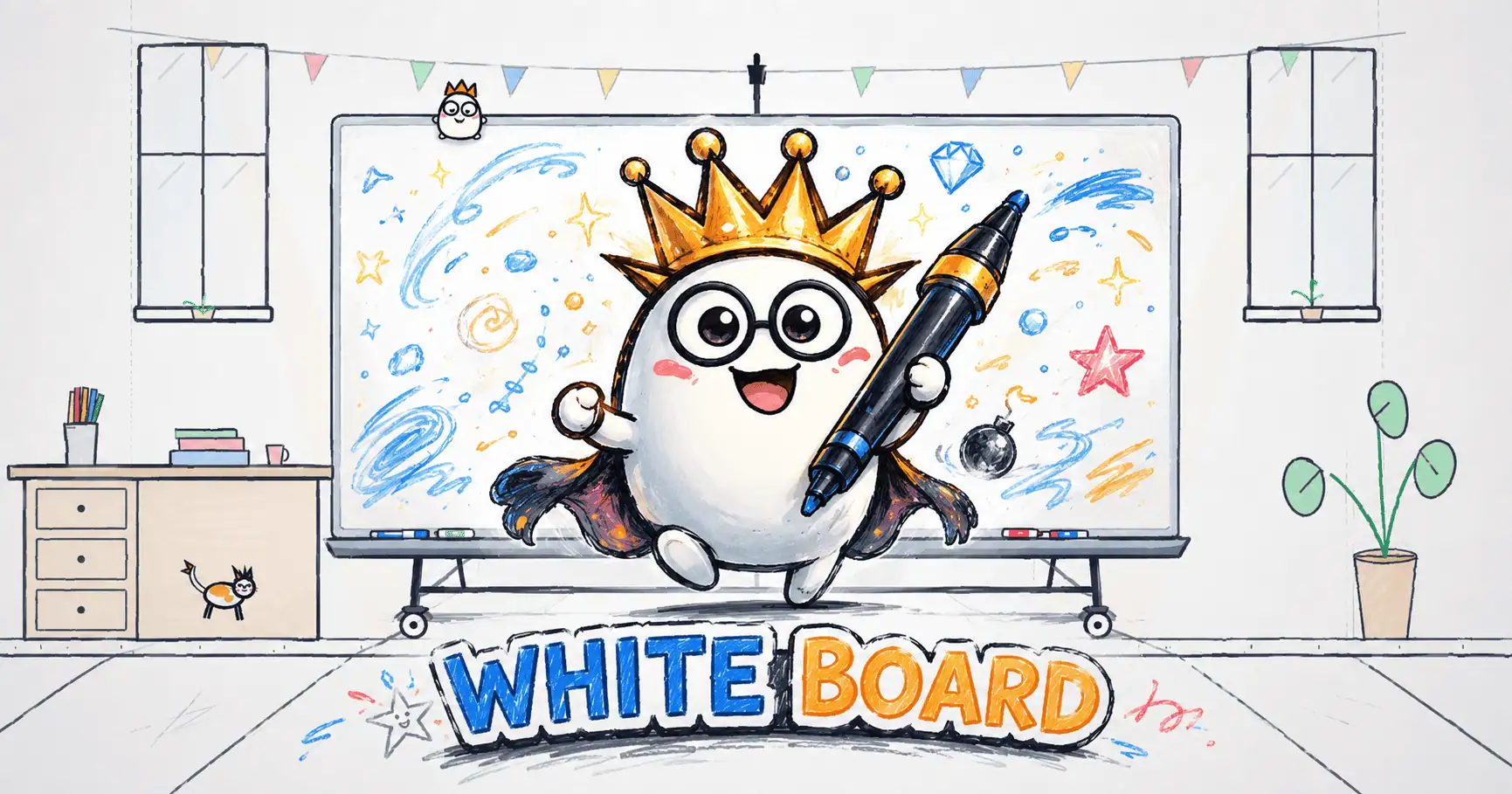 Whiteboard Slot by Carlsson Gaming Free Play slot cover image