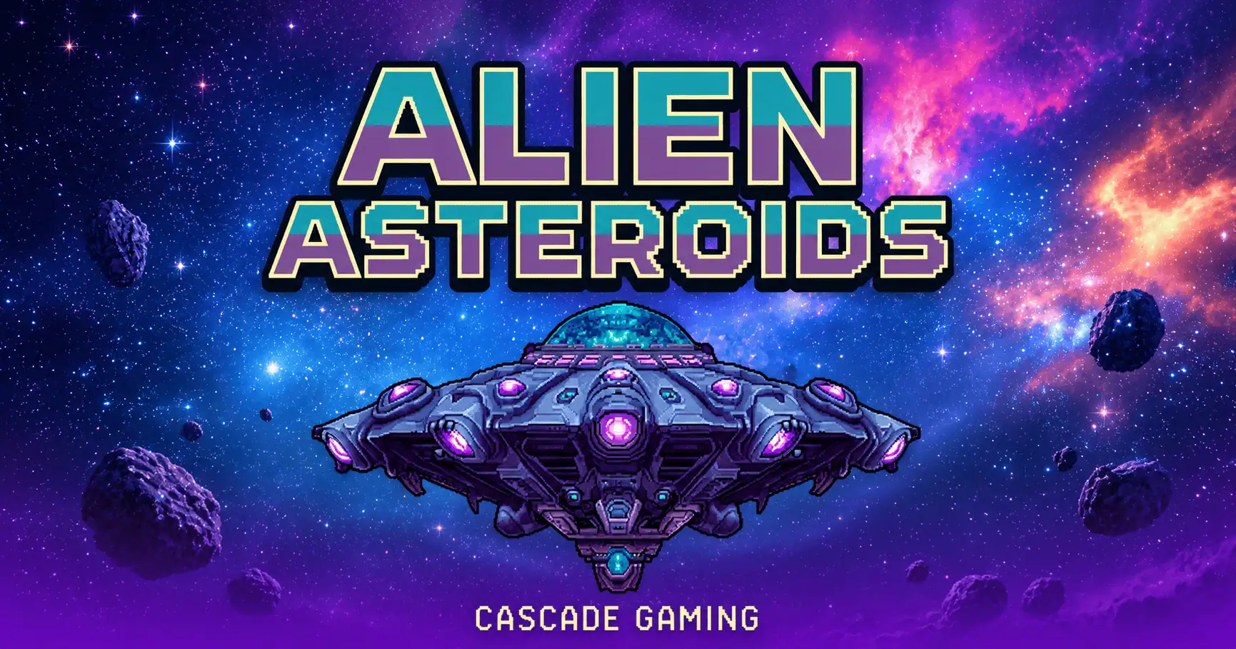 Alien Asteroids Slot Demo by Cascade Gaming slot cover image