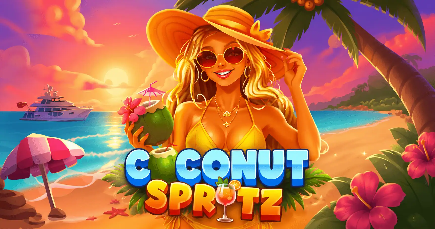 Coconut Spritz Slot Demo by Cataclysm Gaming slot cover image