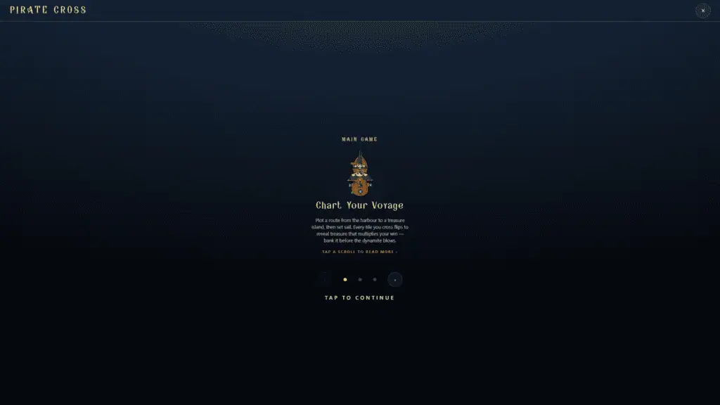 Catnipstudios pirate cross intro screen