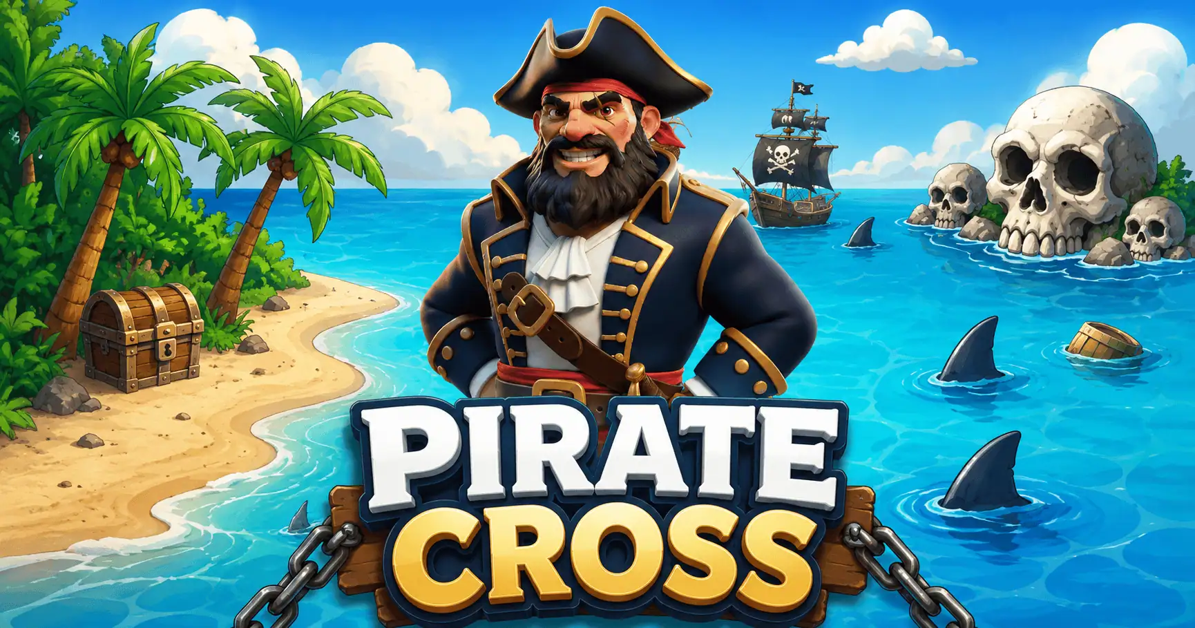 Pirate Cross Slot Demo by Catnip Studios slot cover image