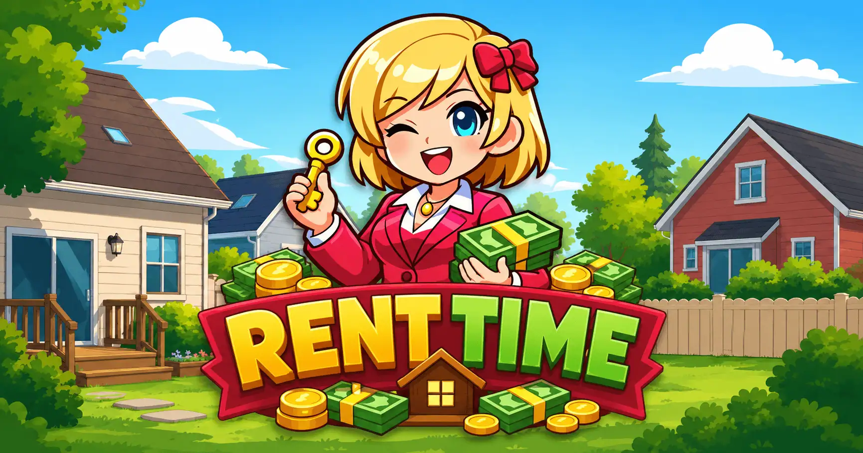 Rent Time Slot Demo by Catville Games slot cover image