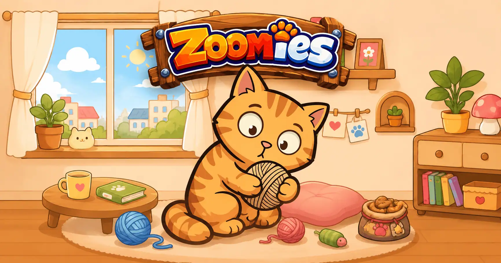 Zoomies Slot by Catville Games Demo slot cover image