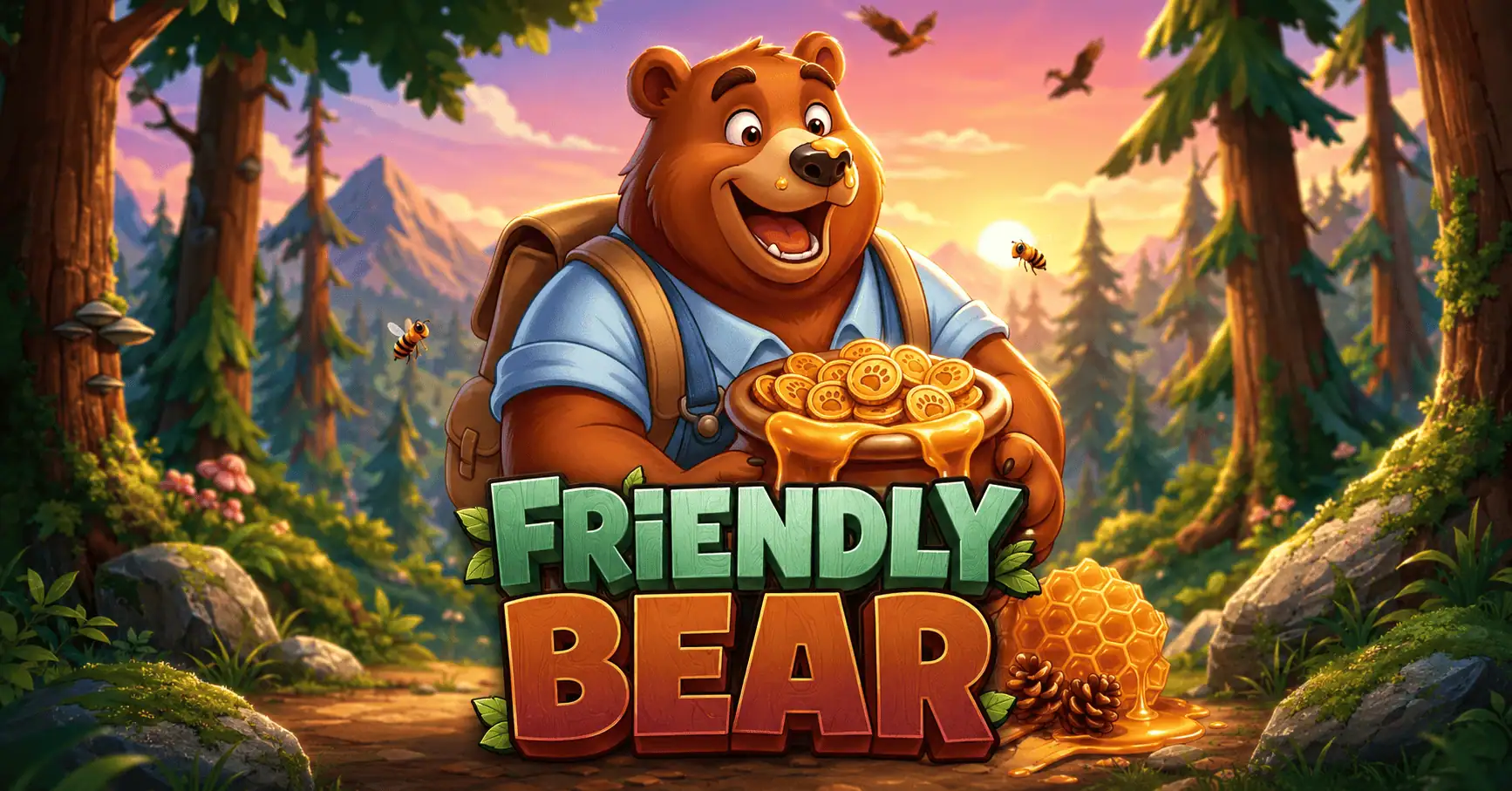 Friendly Bear Slot Demo by Chilli Game Studio slot cover image
