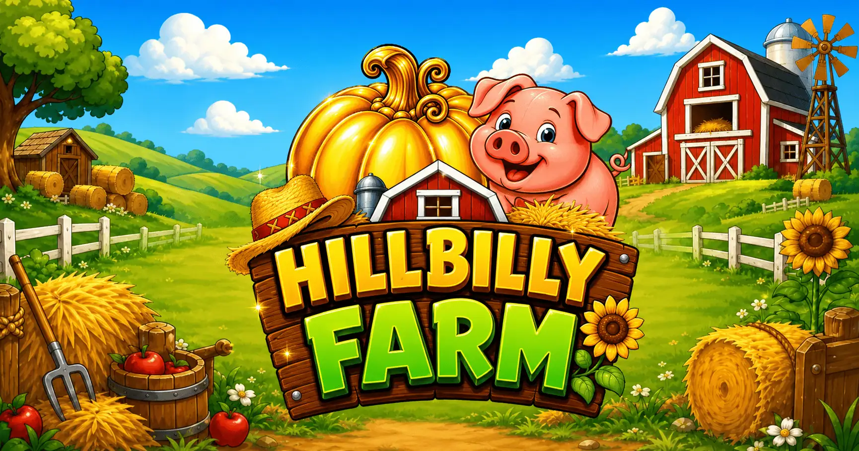Hillbilly Farm Slot by Chunky Brudda Demo slot cover image