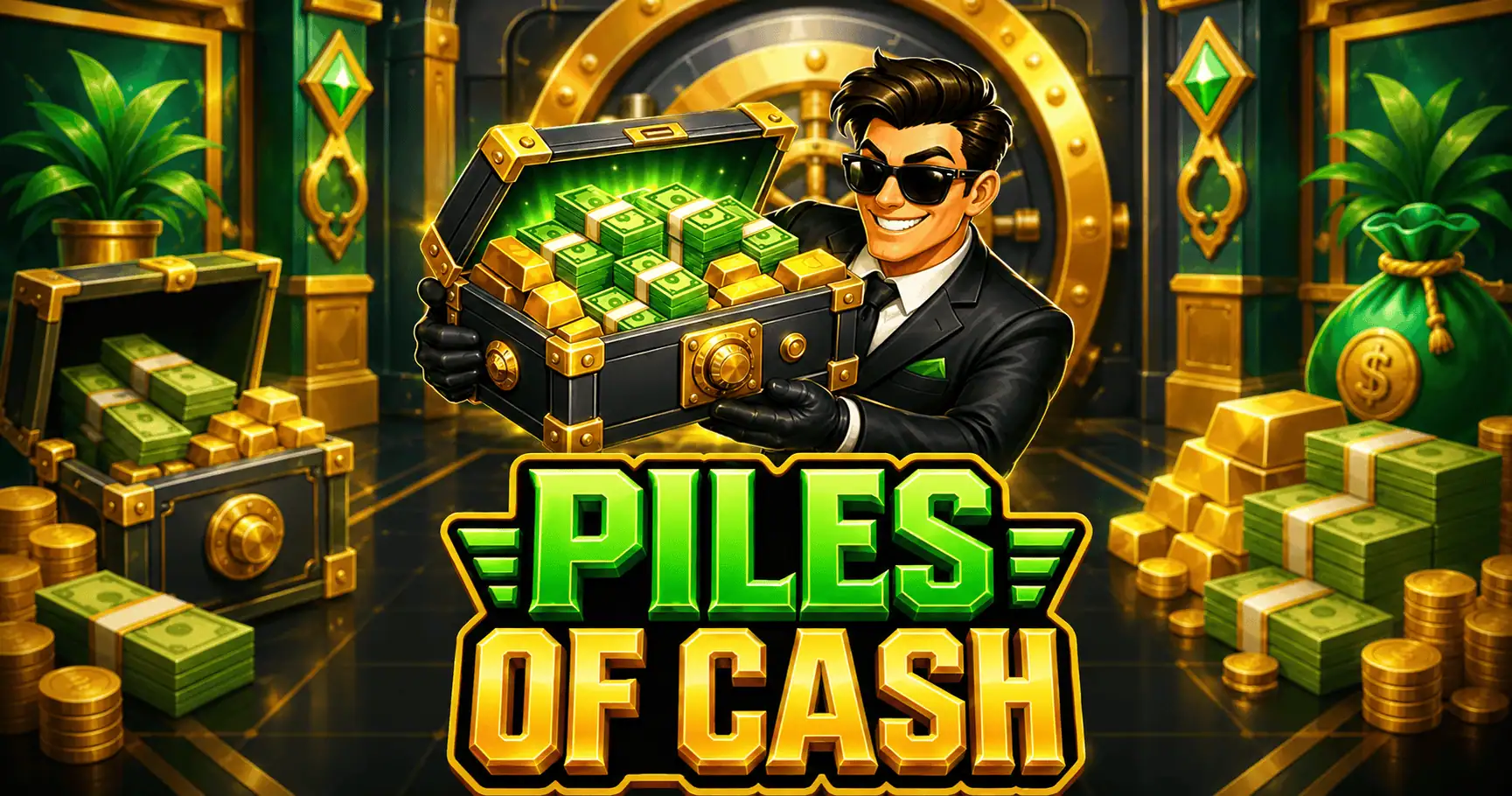 Piles of Cash Slot Demo by Chunky Brudda slot cover image