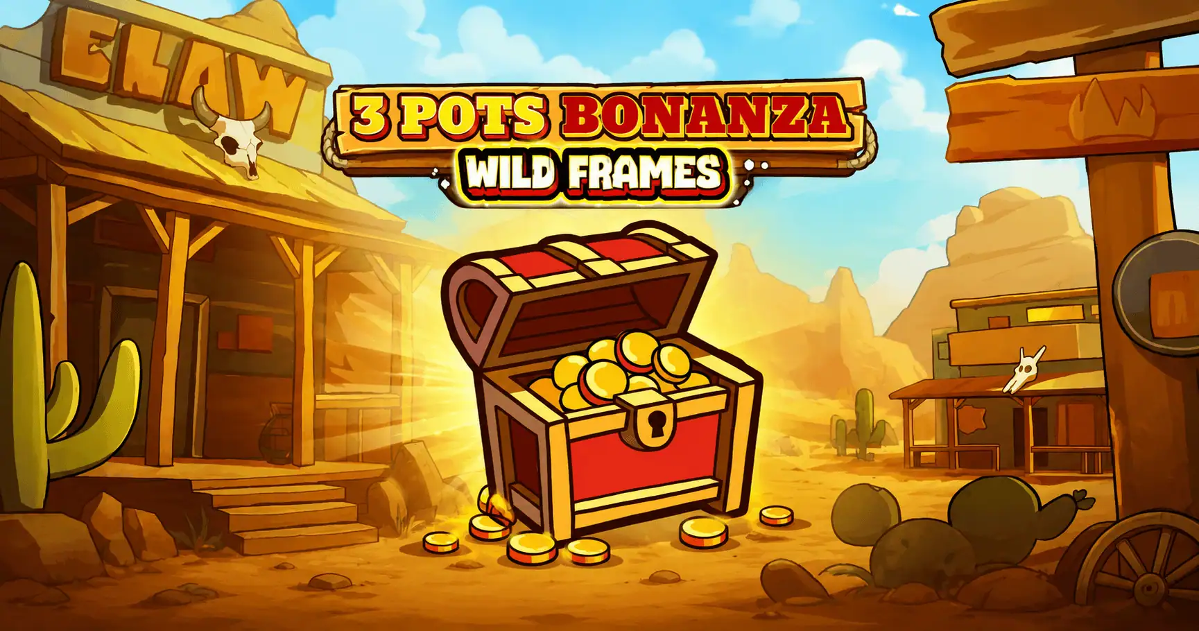 3 Pots Bonanza: Wild Frames Slot Demo by Clawbuster slot cover image