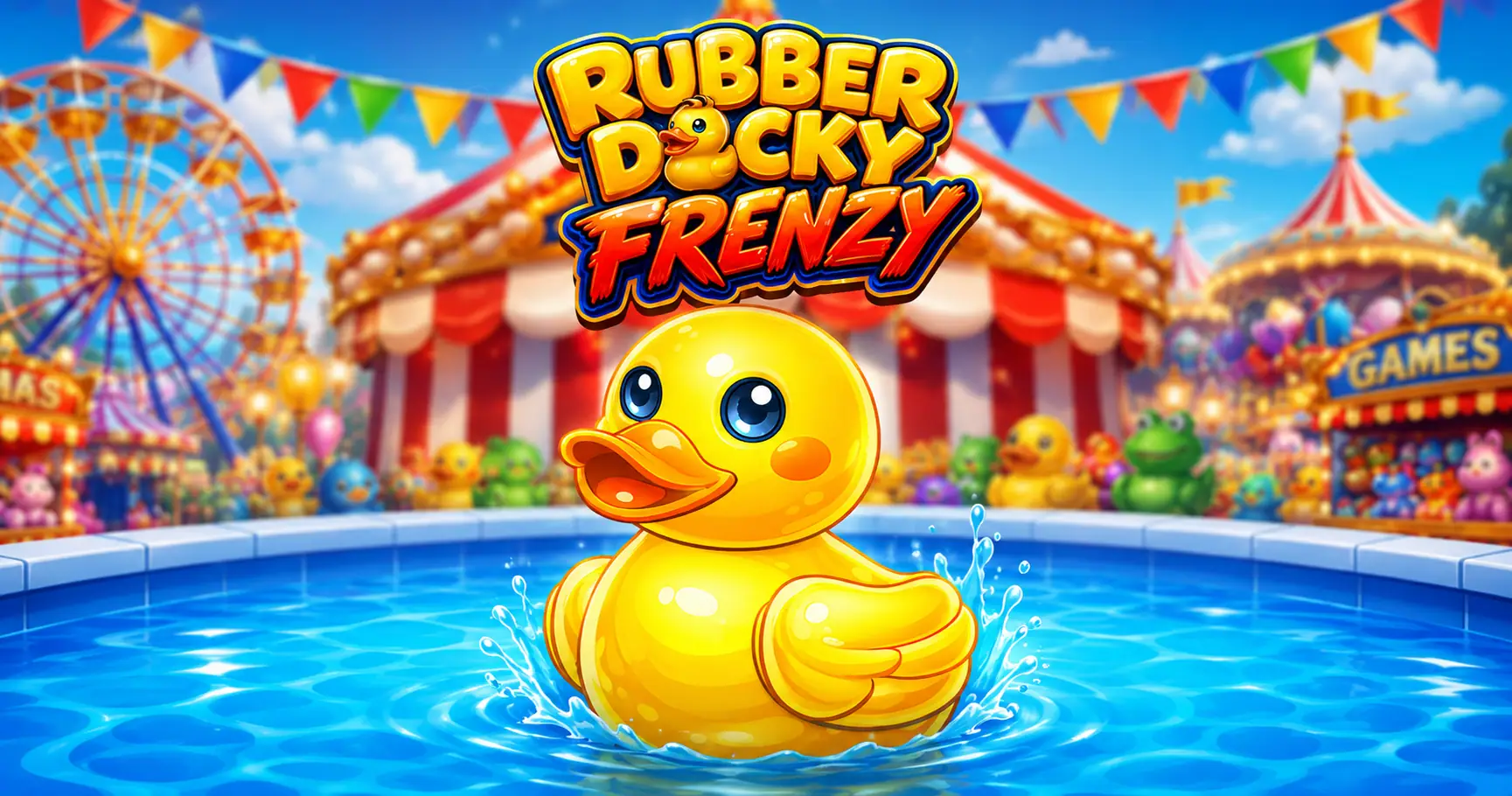 Rubber Ducky Frenzy Slot by Cloud Frog Labs Free Play slot cover image