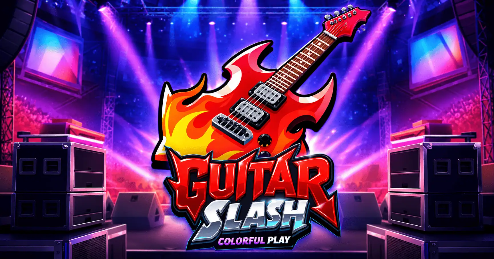 Guitar Slash Slot by Colorful Play Demo slot cover image