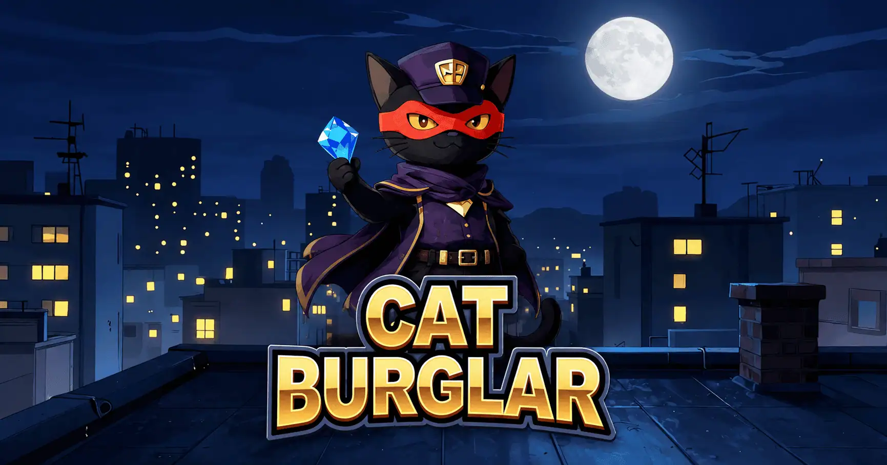 Cat Burglar Slot Demo by Crazy Brew slot cover image