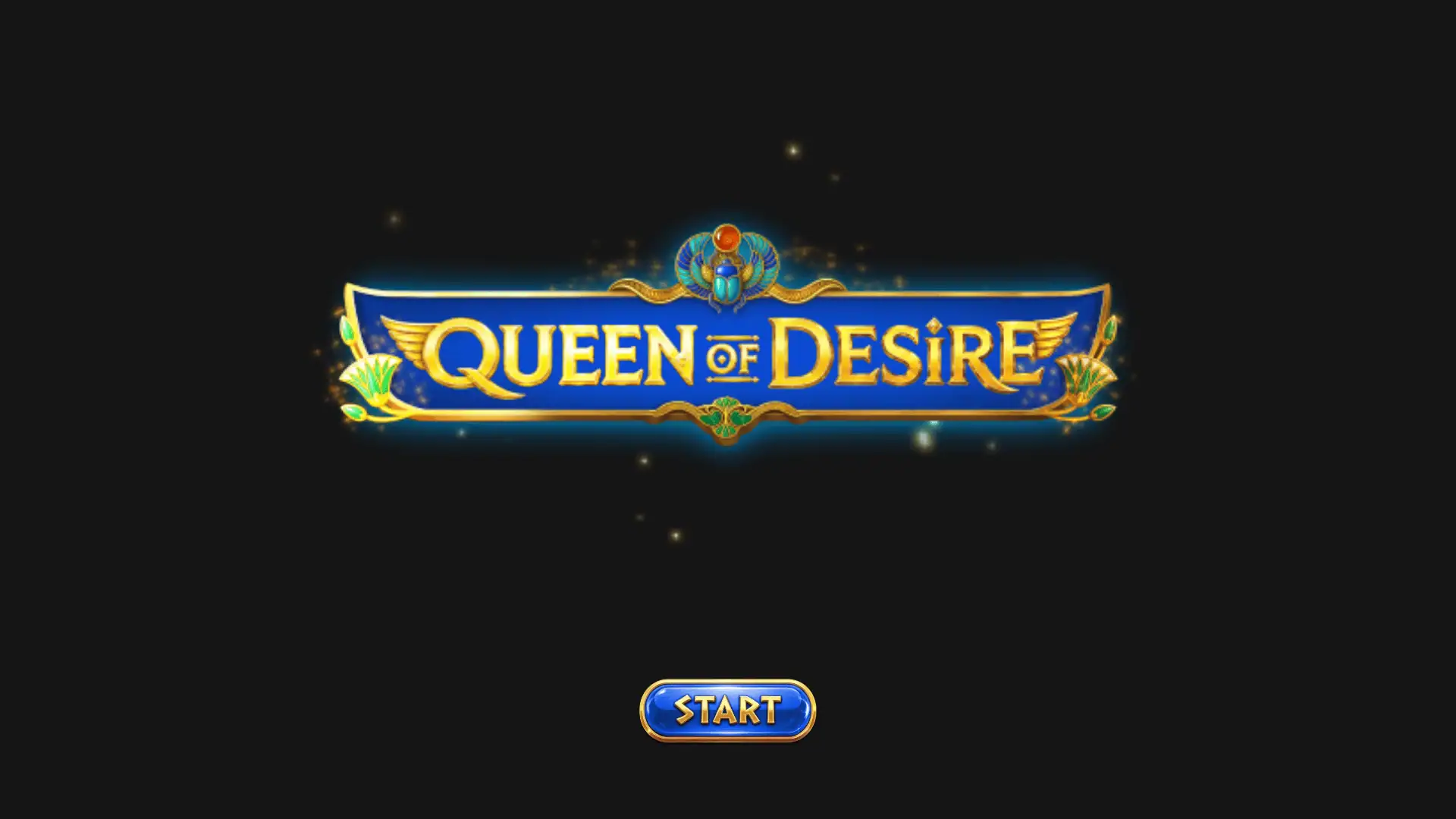Queen of Desire slot intro screen