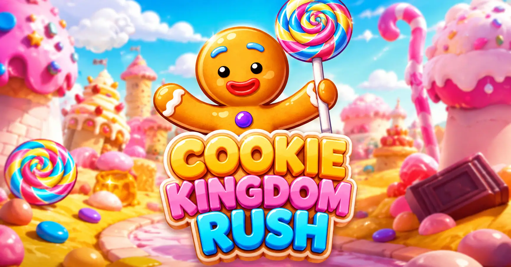 Cookie Kingdom Rush Slot Demo by Dagi Gaming slot cover image