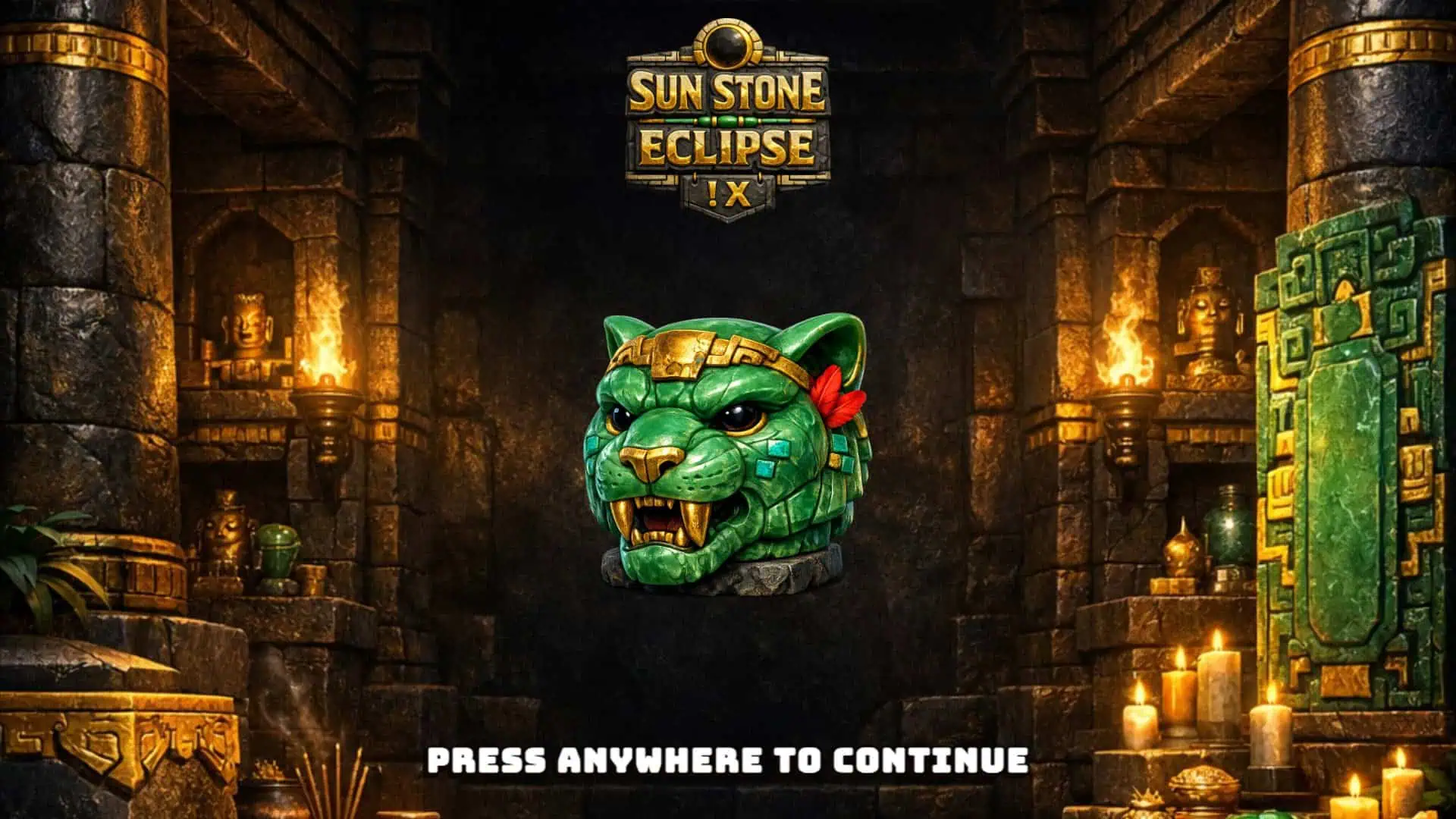 Sun Stone Eclipse slot intro screen