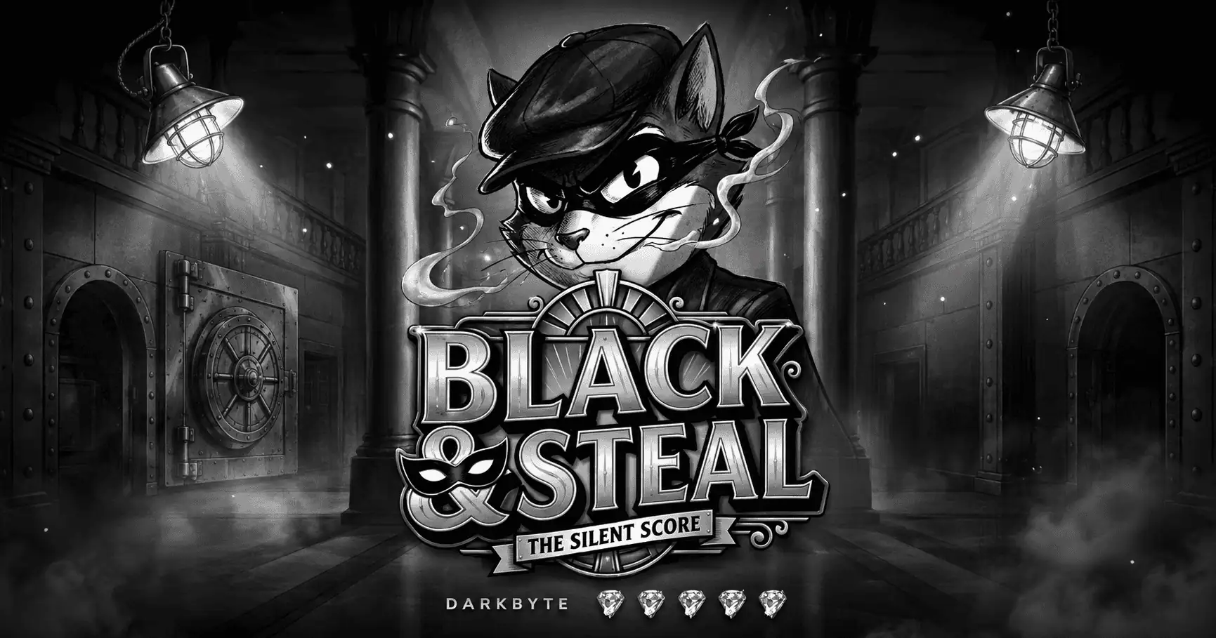 Black and Steal Slot Demo by Darkbyte slot cover image