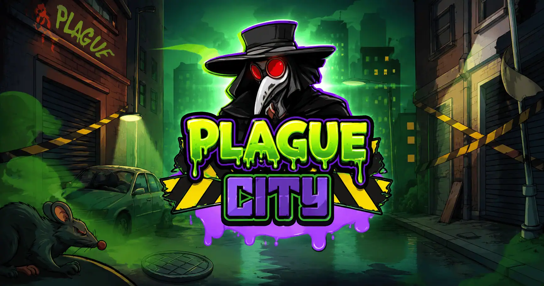 Plague City Slot Demo by Degen Studios slot cover image