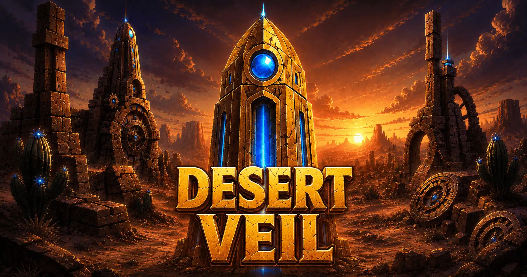 Desert Veil Slot Demo by Dodep Games slot cover image