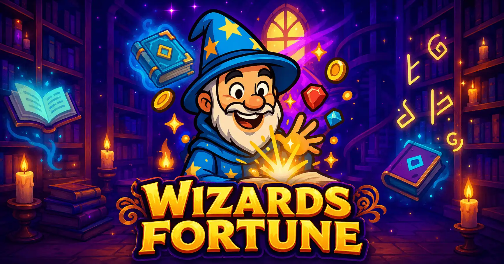 Wizards Fortune Slot Demo by Down Bad Gaming slot cover image