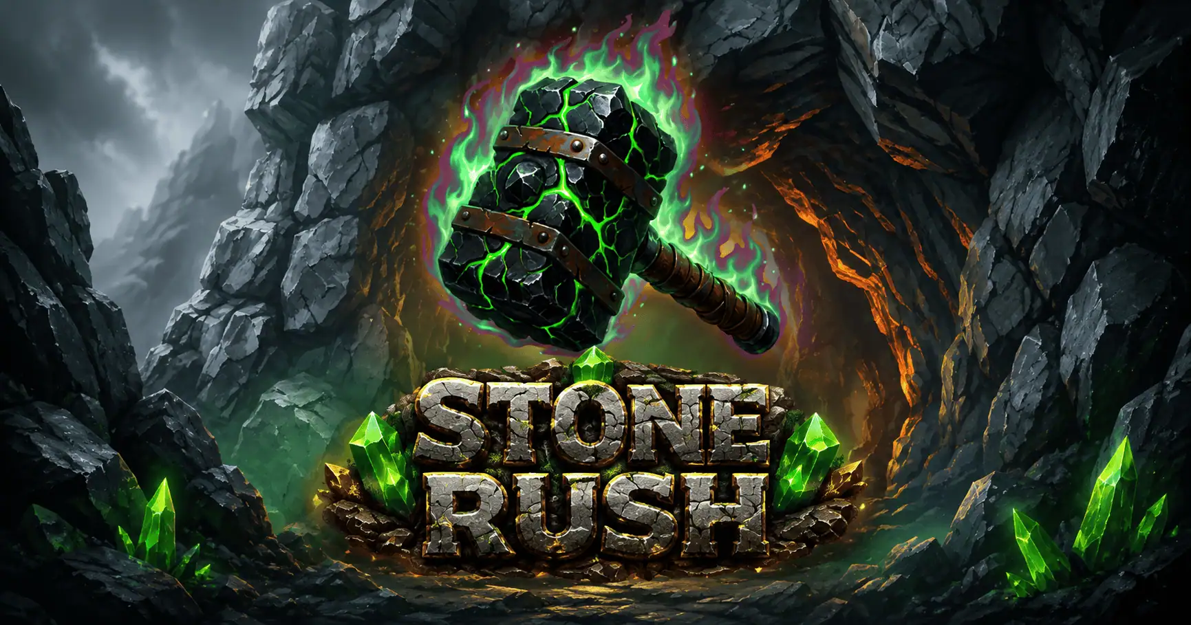 Stone Rush Slot by Energy8 Free Play slot cover image
