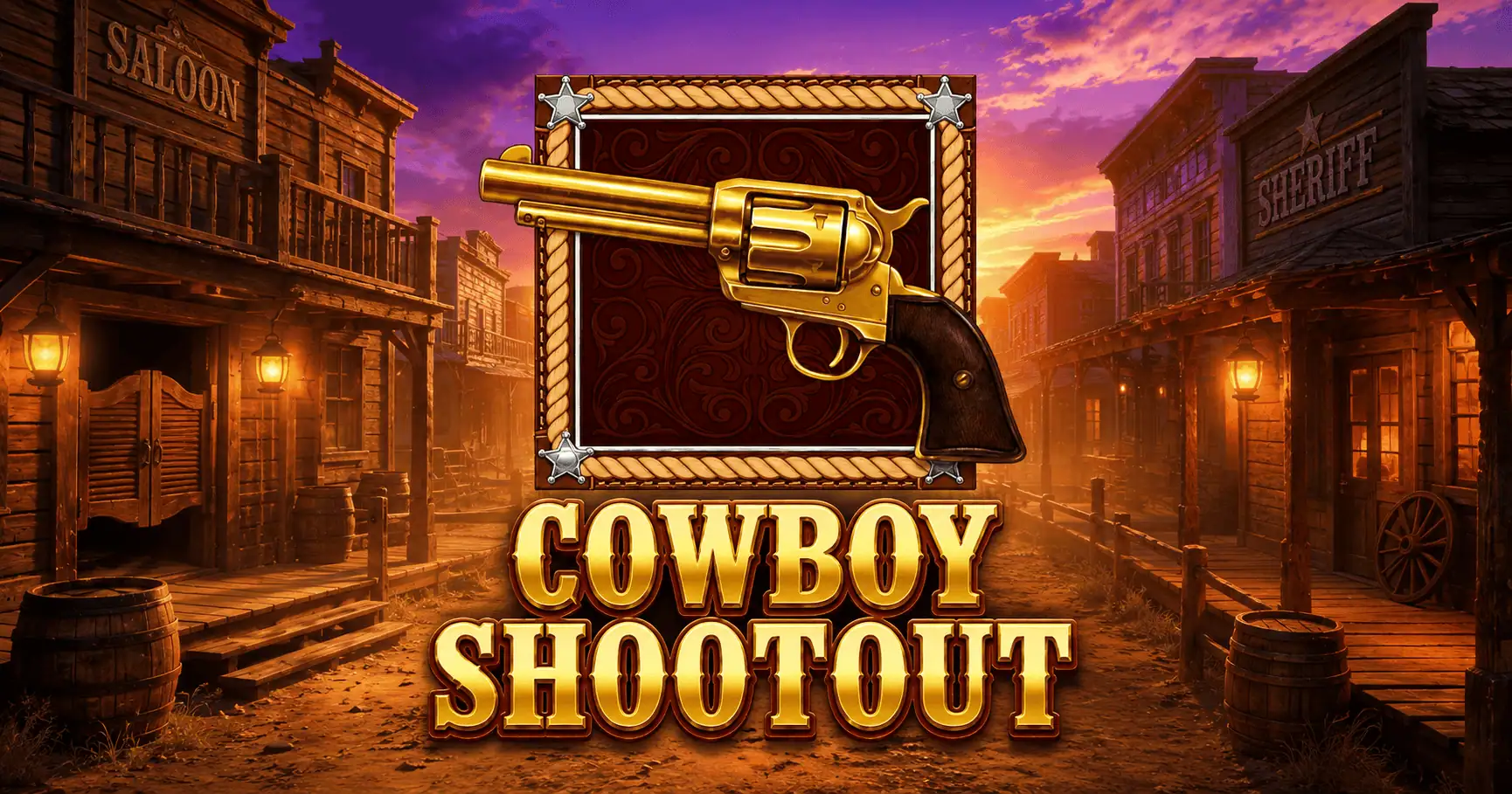 Cowboy Shootout Slot Demo by Enigma Studios slot cover image