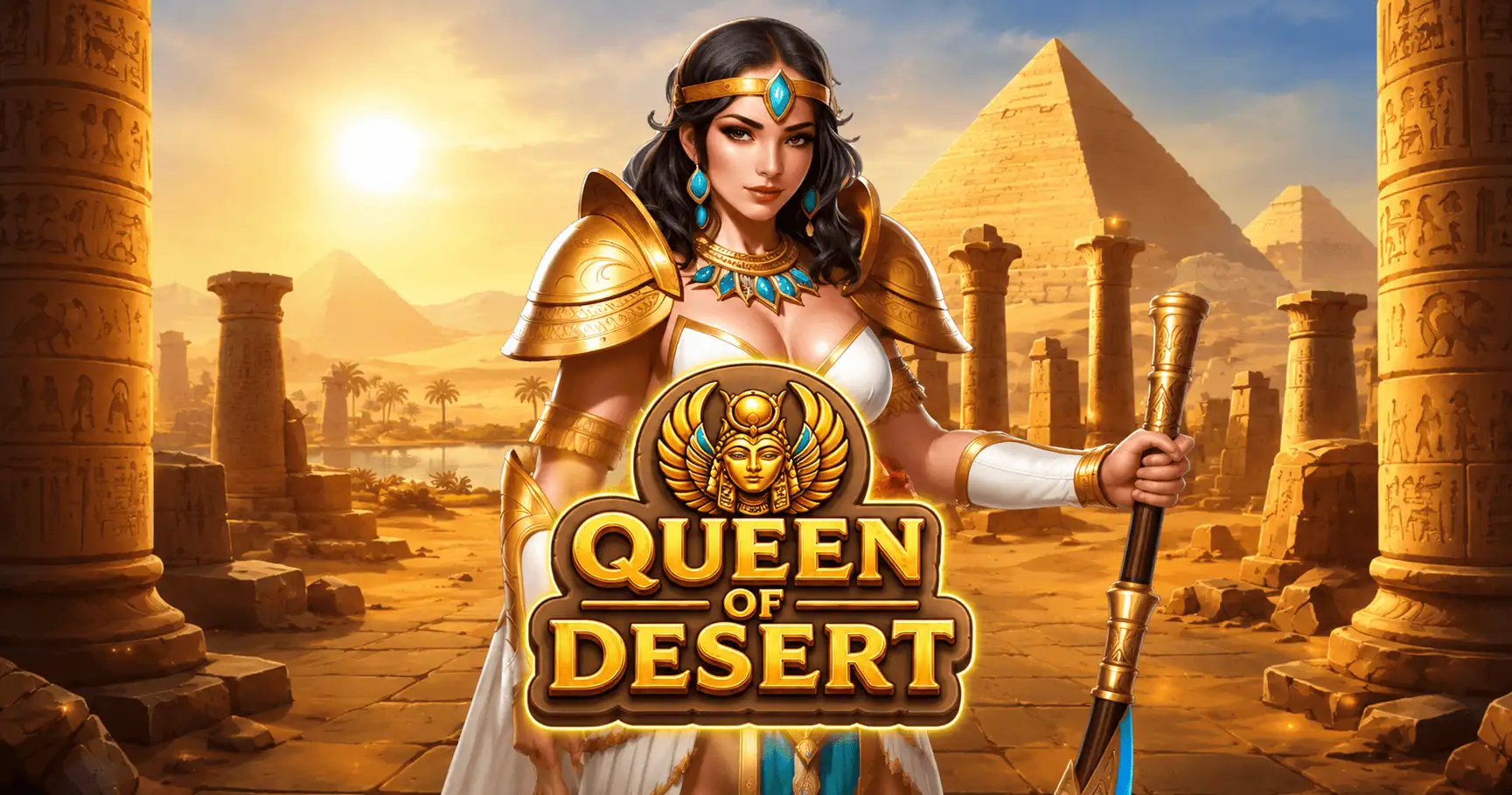 Queen Desert Slot Demo by Epic Gaming slot cover image