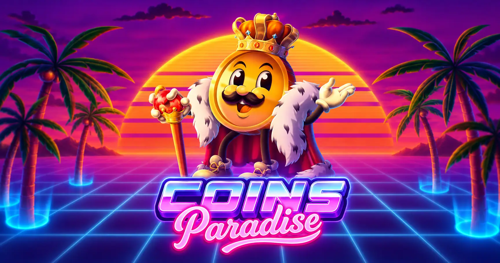 Coins Paradise Free Play Slot by Evoslot slot cover image