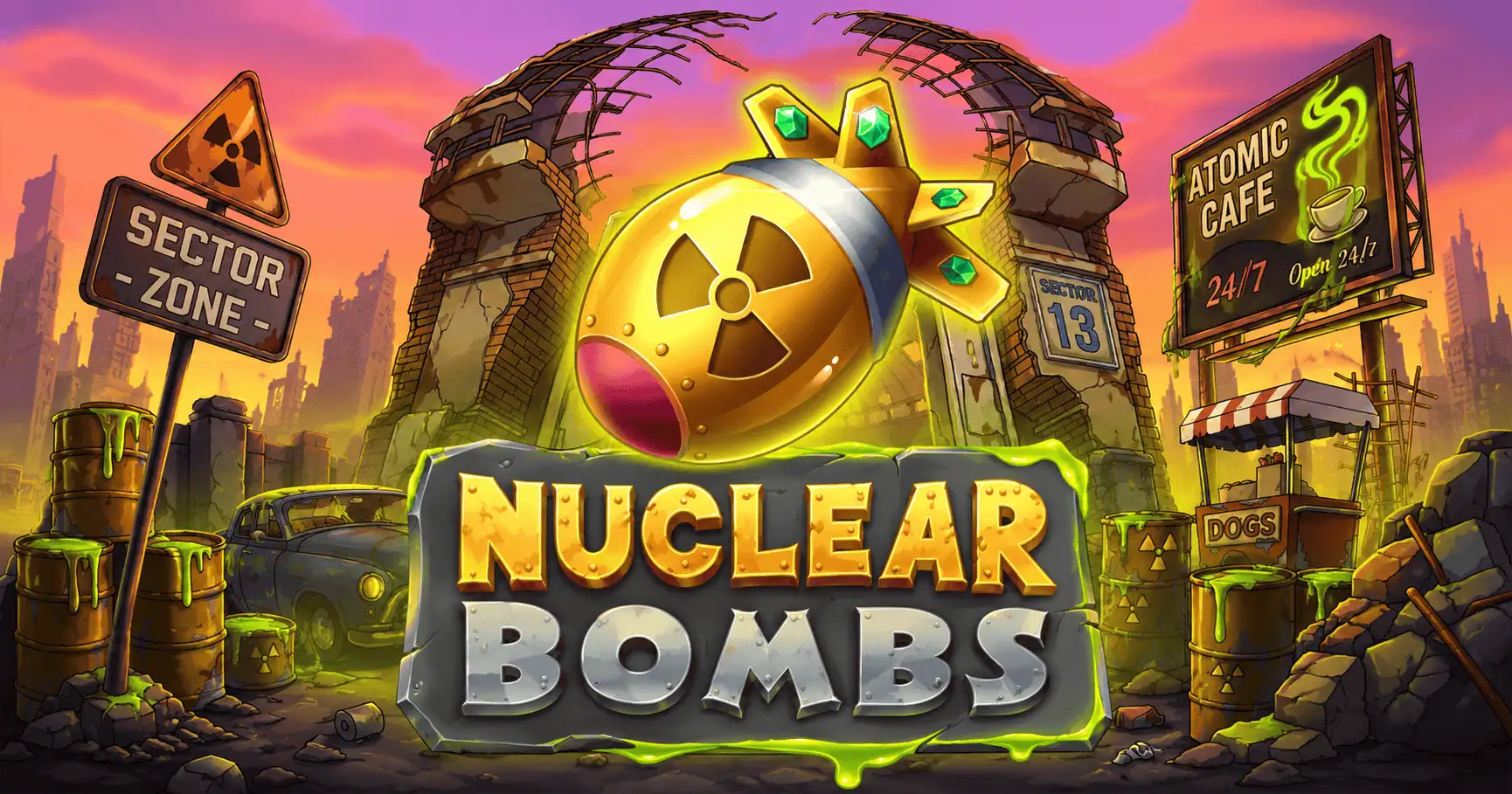 Nuclear Bombs Slot Demo by Evoslot slot cover image