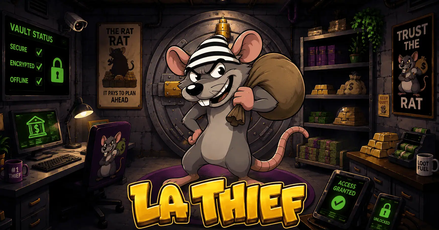 La Thief Slot Demo by Explosive Labs slot cover image