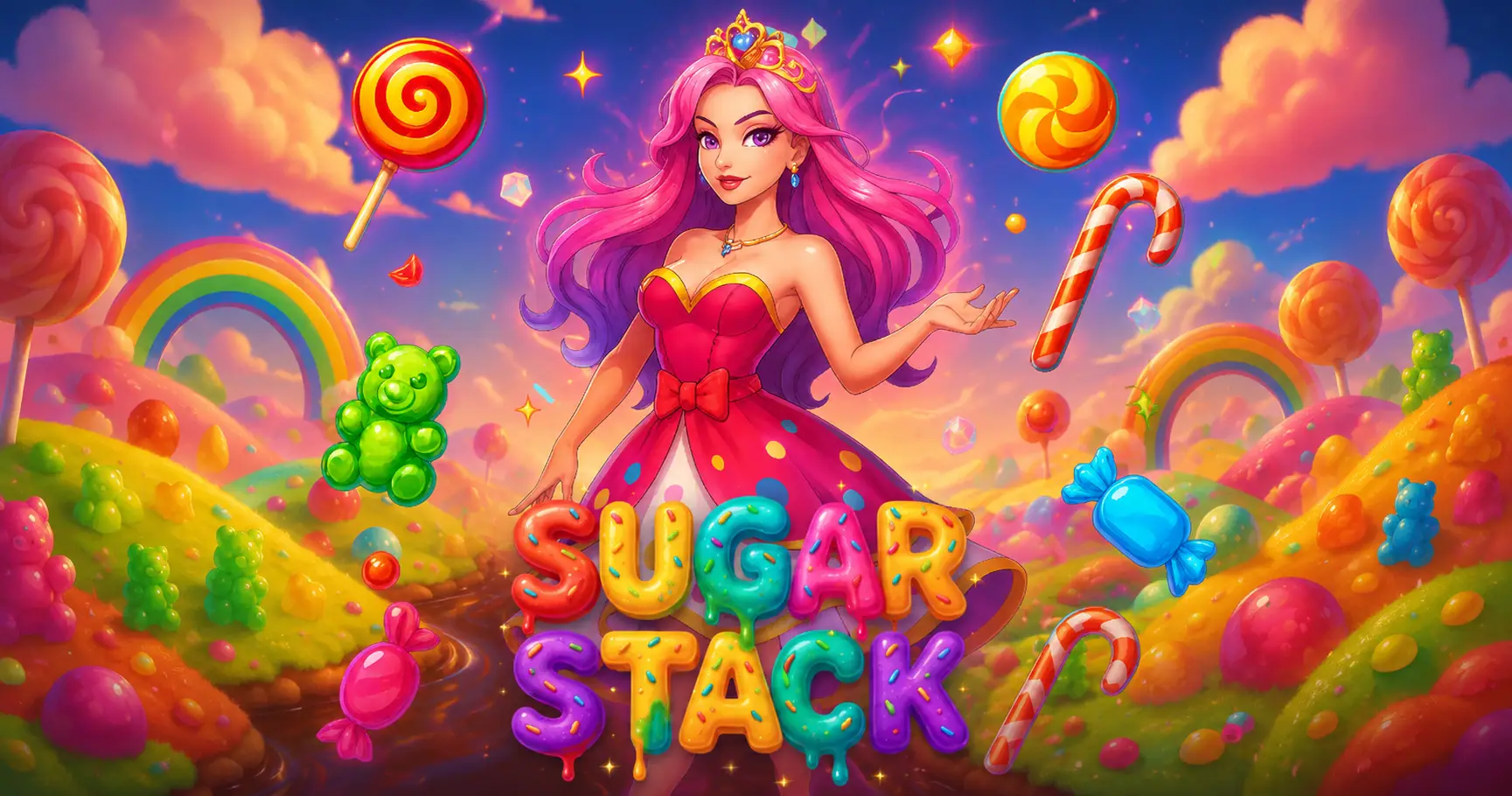 Sugar Stack Slot Demo by Fracture slot cover image