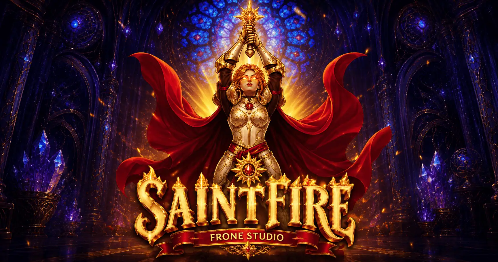 Saintfire Slot Demo by Frone Studio slot cover image