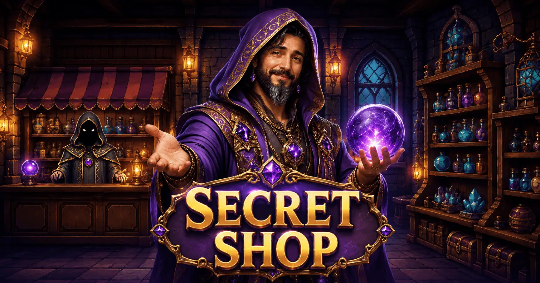 Secret Shop Slot Demo by Frone Studio slot cover image