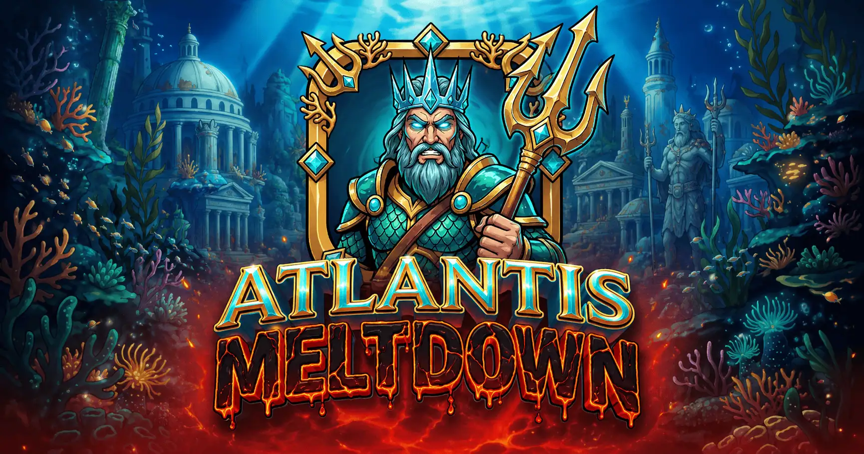 Atlantis Meltdown Slot Demo by Fullsend slot cover image