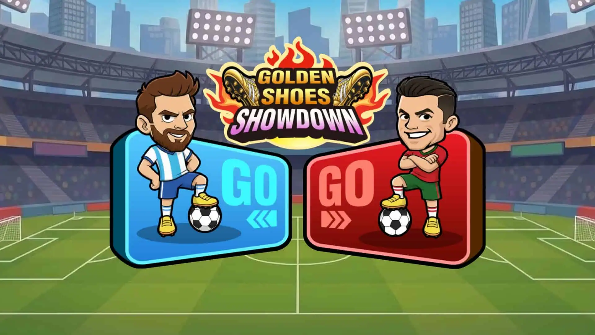 Golden Shoes Showdown slot intro screen