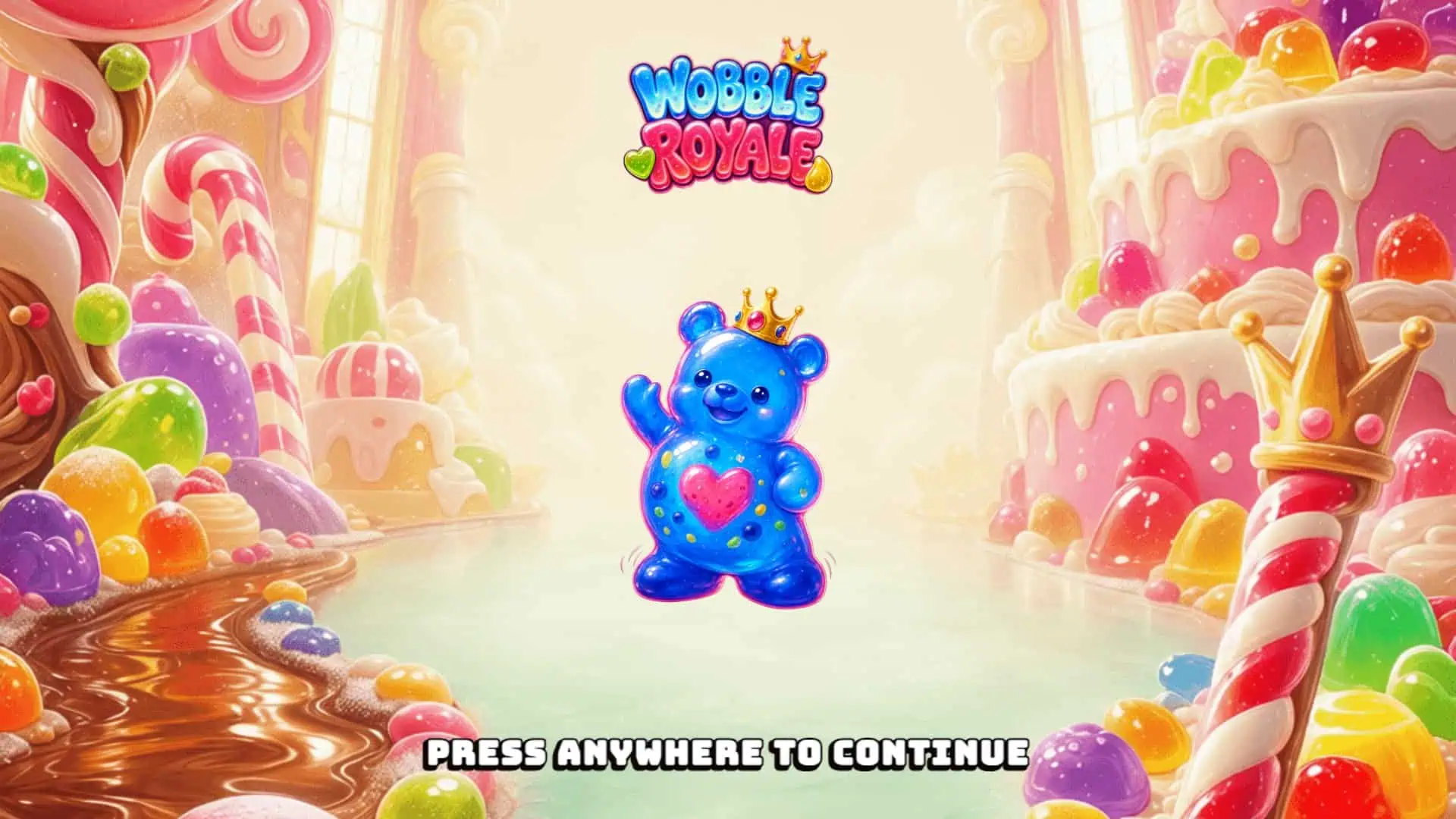 Wobble Royale slot intro screen