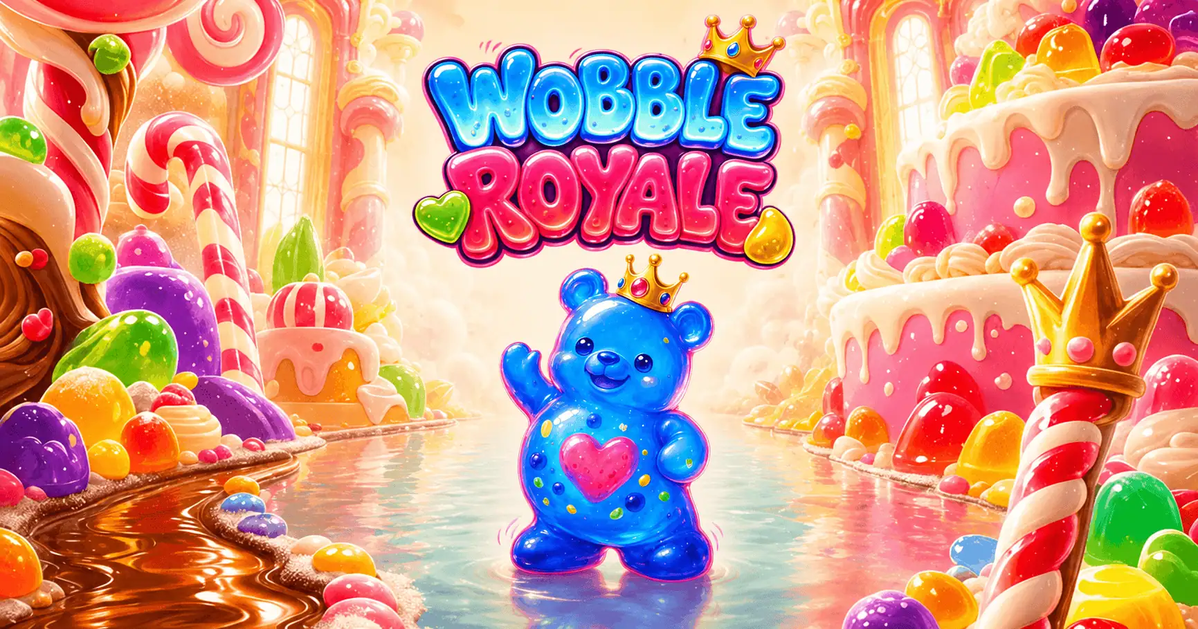 Wobble Royale Slot Demo by Funny Games slot cover image