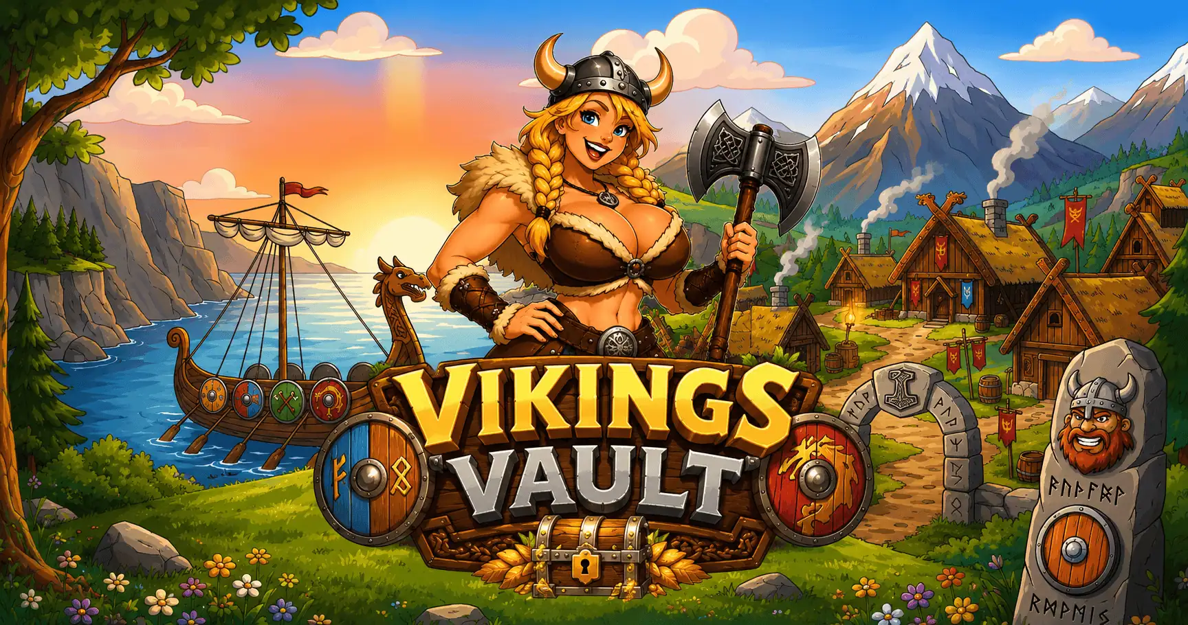 Vikings Vault Slot Demo by Gainz Games slot cover image