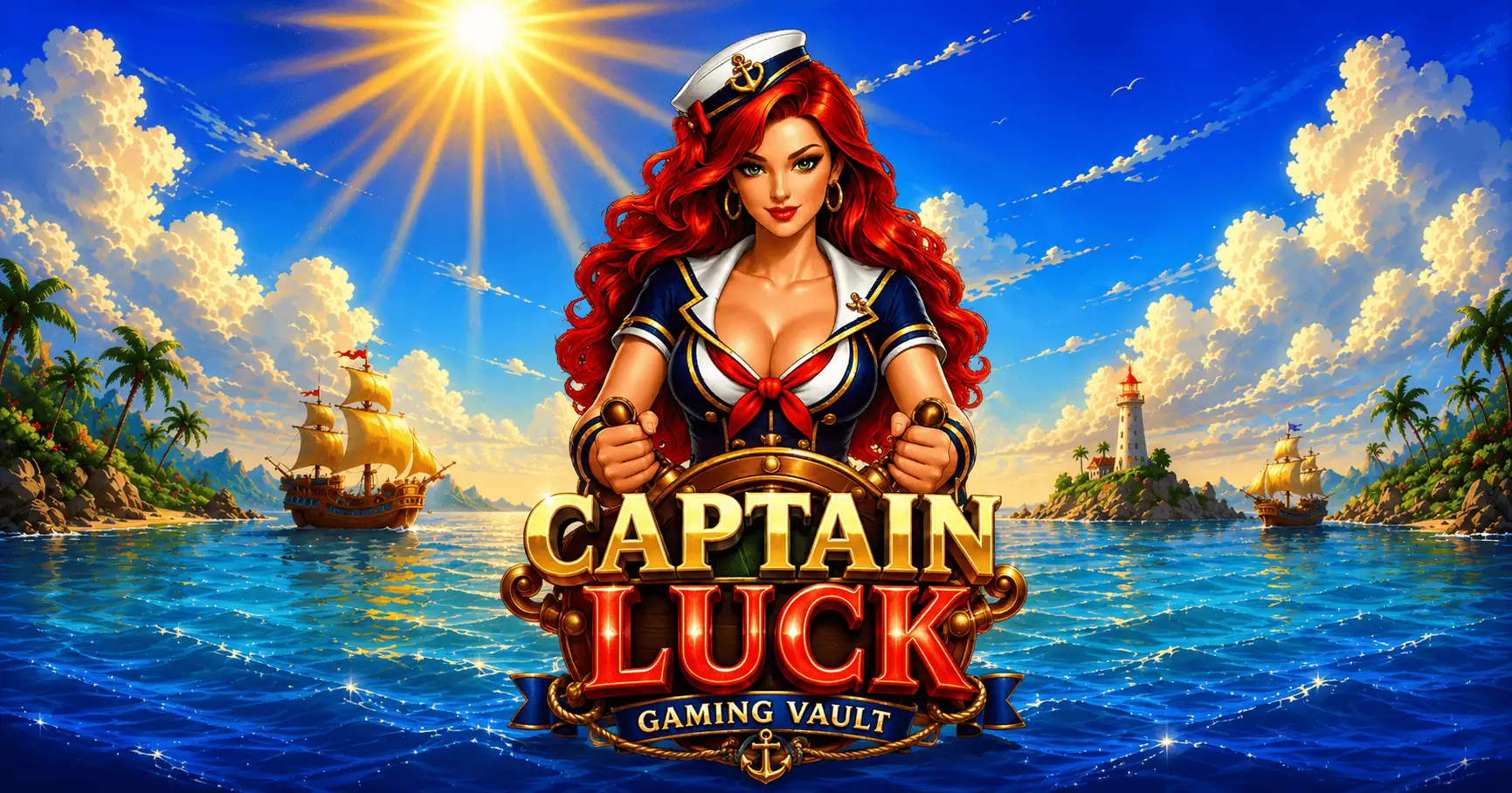 Captain Luck Slot Demo by Gaming Vault slot cover image