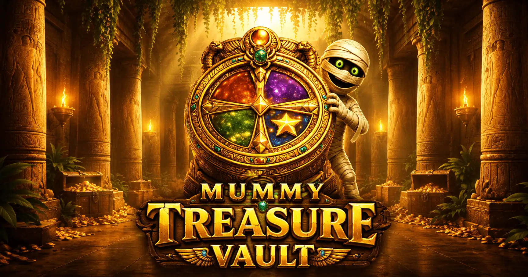 Mummy Treasure Vault Slot Demo by Gaming Vault slot cover image