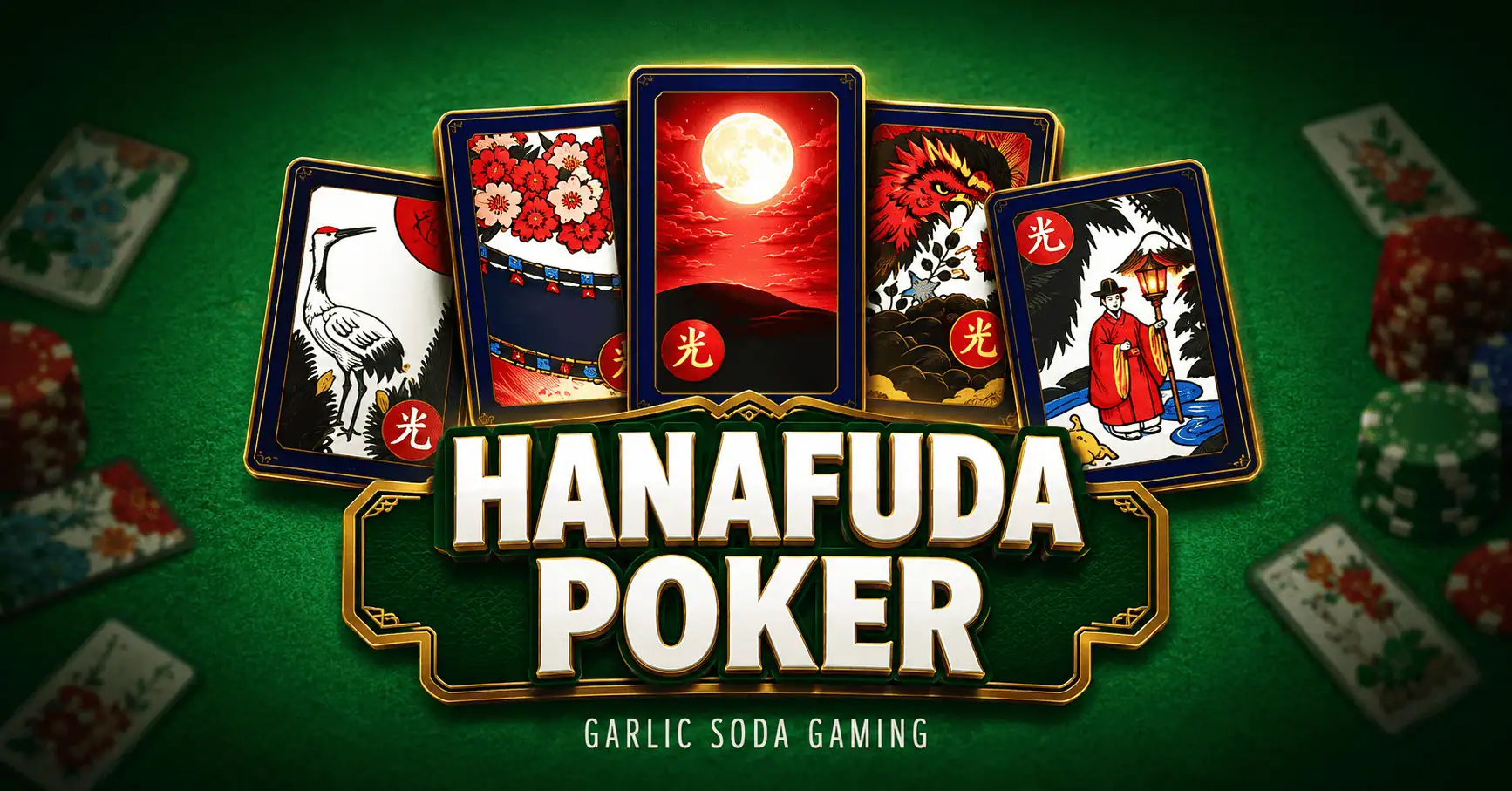Hanafuda Poker Slot Demo by Garlic Soda Gaming slot cover image